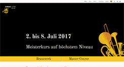 Desktop Screenshot of brassweek.ch
