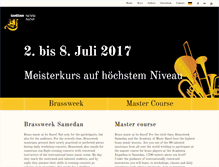 Tablet Screenshot of brassweek.com